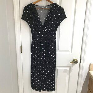 Shelby & Palmer B&W Polka Dot Dress M